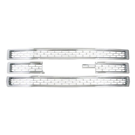 Coast2Coast Overlay, 1 Piece, With Emblem Cutout, Chrome Plated, ABS Plastic, Also Use New Number IWCGI123 GI123